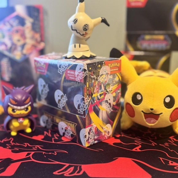 Pokemon Mimikyu and Pikachu Toy Collection
